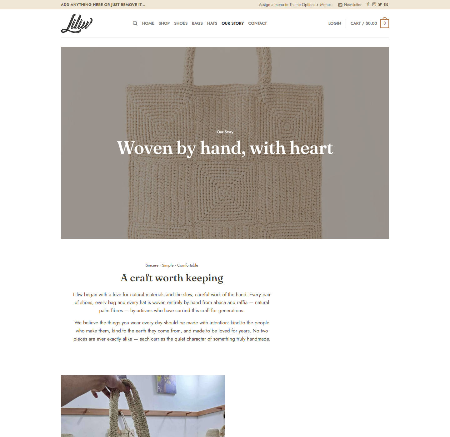 Liliw — handwoven abaca & raffia shoes, bags and hats