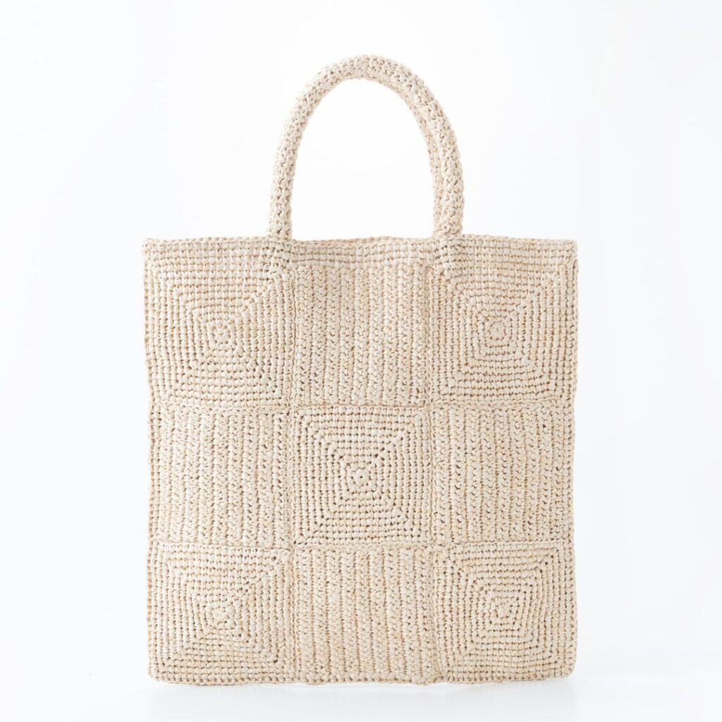 Maze — Handwoven Raffia Bag