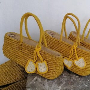 Sail — Boat-Shape Abaca Tote